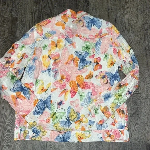 Vintage Alfred Dunner light jacket/shacket size 14 - Picture 3 of 4